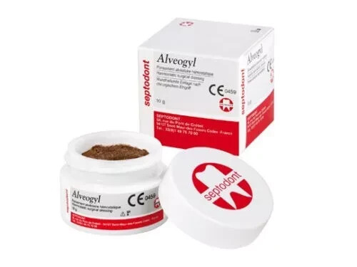 SEP TO DONT ALVEOGYL 10gr JAR – Dry Socket Treatment Dressing II Free Ship