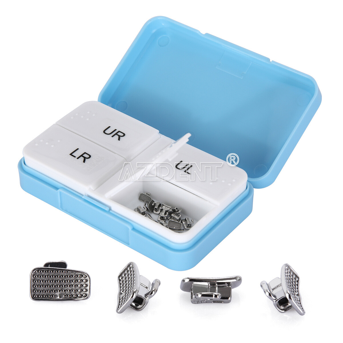 AZDENT Dental Orthodontic Monoblock Buccal Tube 1st Molar Roth/MBT. 022Non-Conv