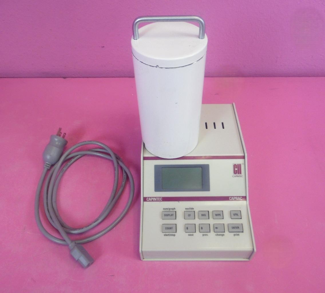 Capintec CAPRAC‑C II Well Counter Wipe Test Counter Nuclear Medicine Analyzer