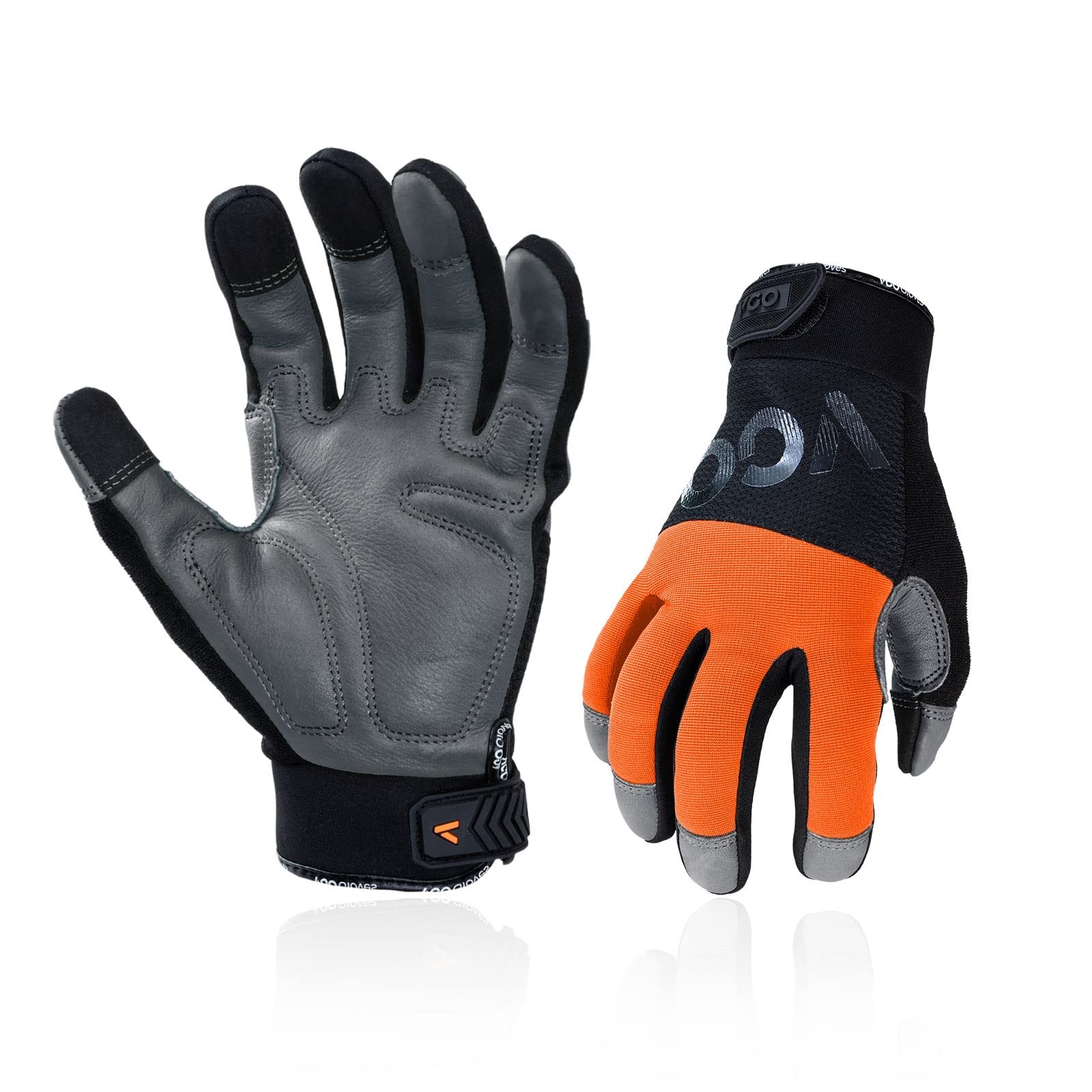 Vgo… 1-Pair Anti-Vibration Safety Work Gloves Mechanics Gloves Multi-Purpose
