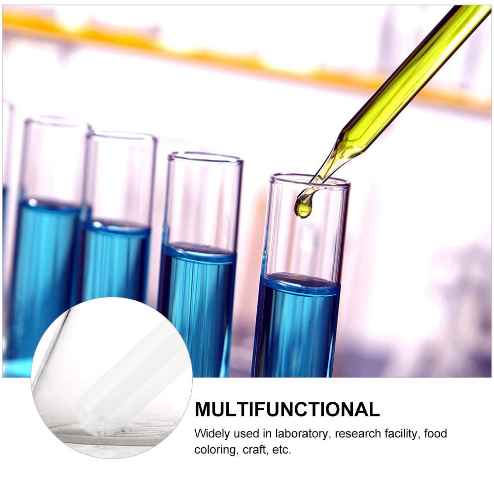 10-100x 15*150mm Glass Test Tubes With Cork Stopper Candy Party Wedding Storage