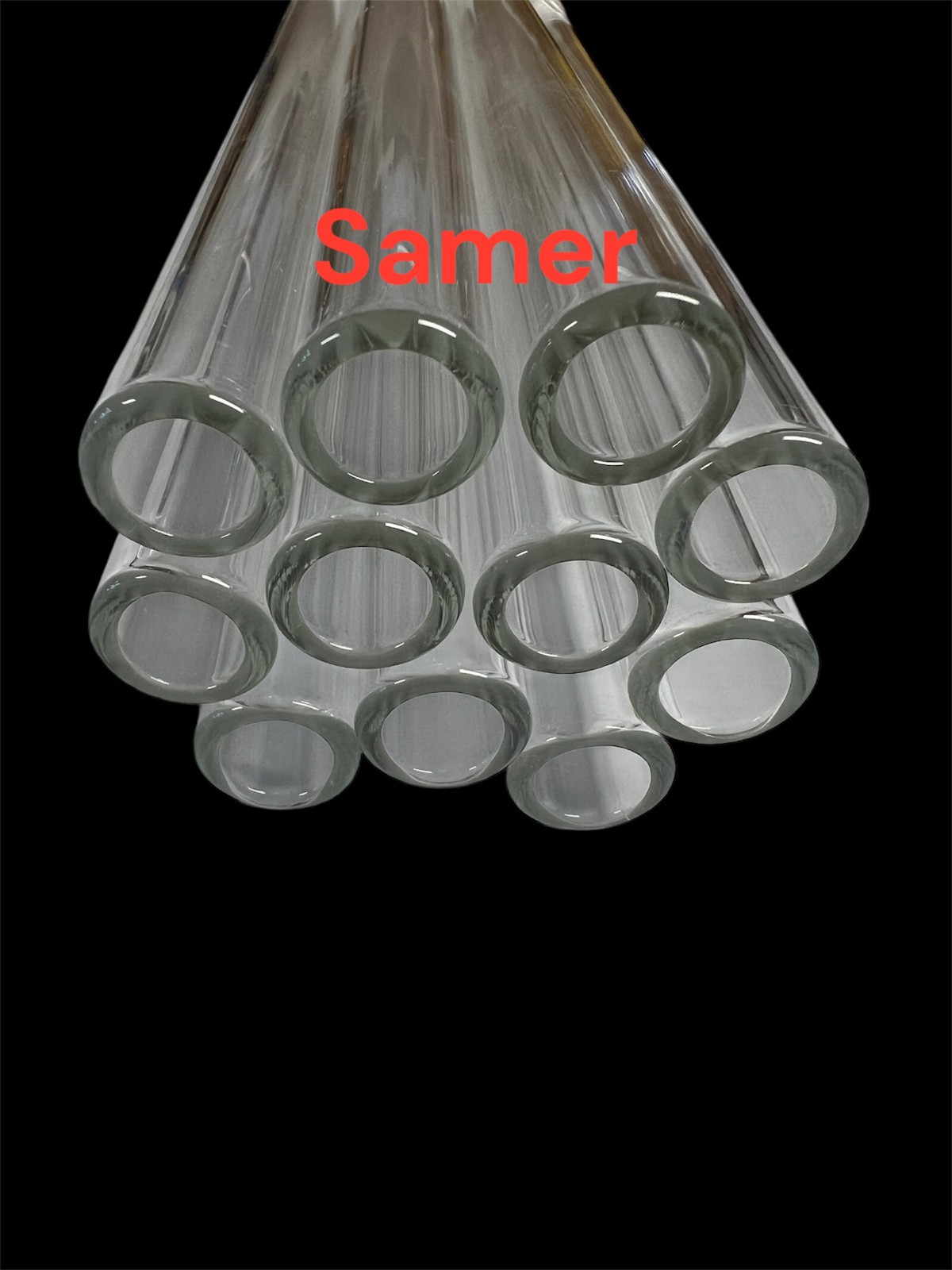16 mm OD 10 mm ID 2.7 mm wall, Glass Tubing a set of (10) pieces CLEAR 10 » L