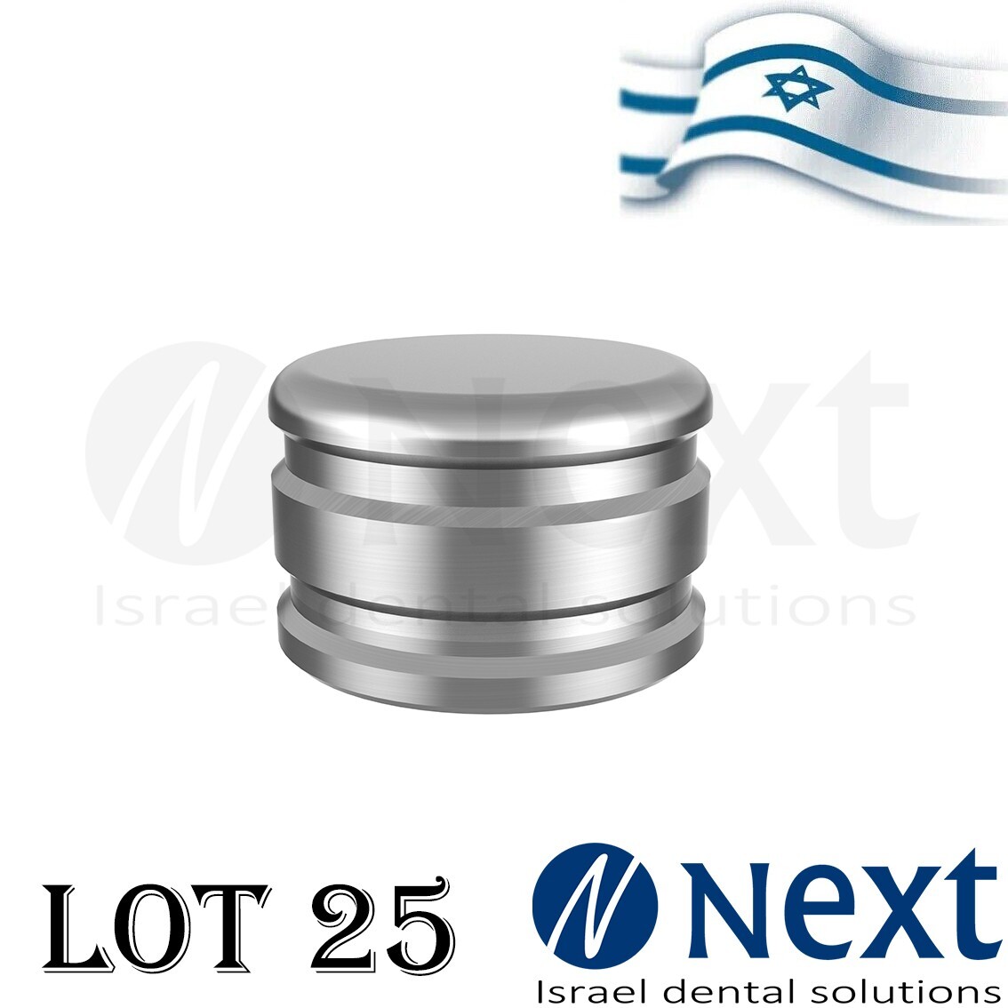 Lot x 25 Ball attachment abutment titanium metal cover cap housing