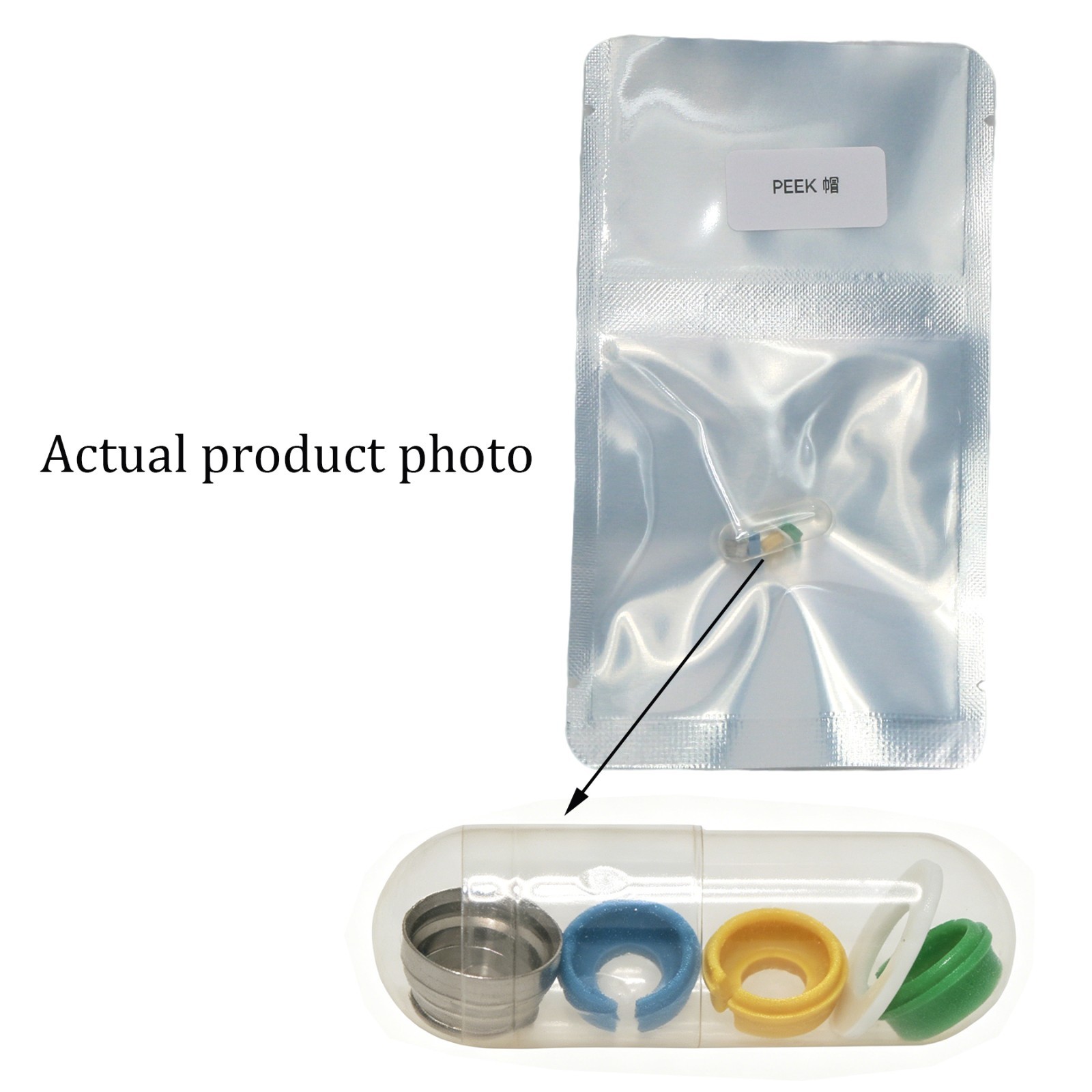 Dental Locator Retention Insert Novaloc Peek Cap Denture Cap Assembly Processing