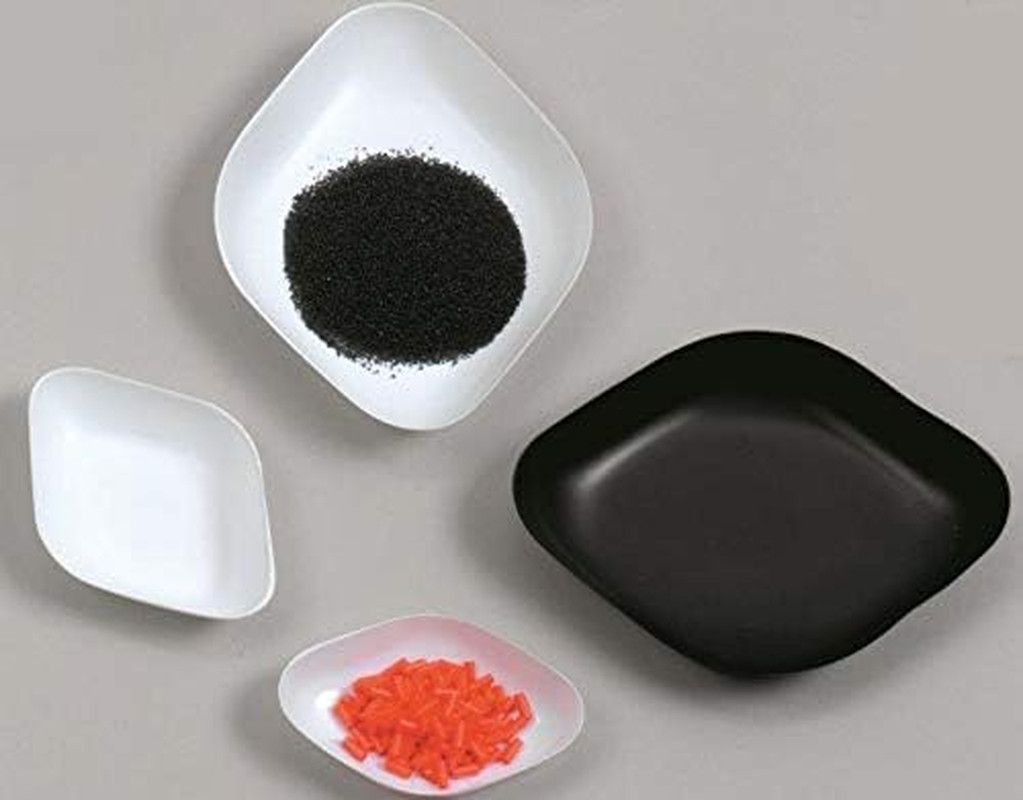 Diamond Weighing Boats, W-D30-BA-50, 30Ml, Medium,Black, Anti-Static, Pack of 50