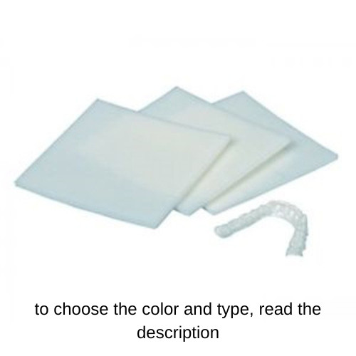Buffalo Dental .118″ Clear EVA Mouthguard Material, 5″ x 5″, 12/Box 62815