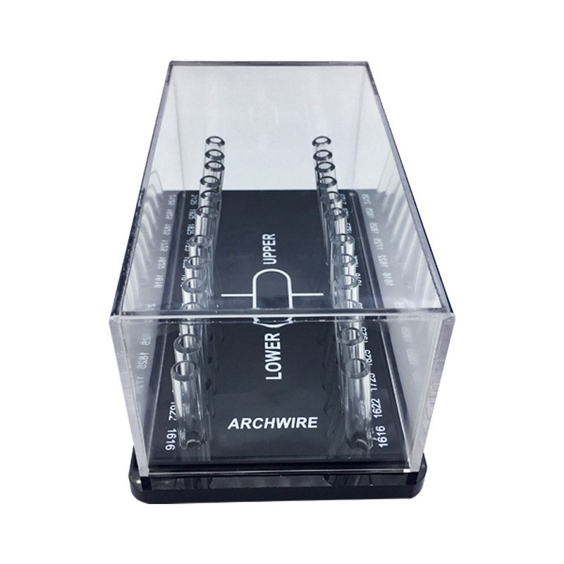 1pc Dental Orthodontic Arch Wire Rack Holder Acrylic Organizer Case Storage Box