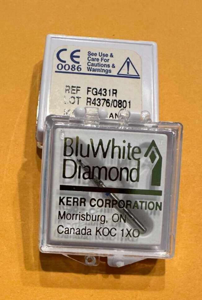 Kerr Dental BluWhite FG825R. Precision Cut Dental Diamonds WHEEL. 2/pack