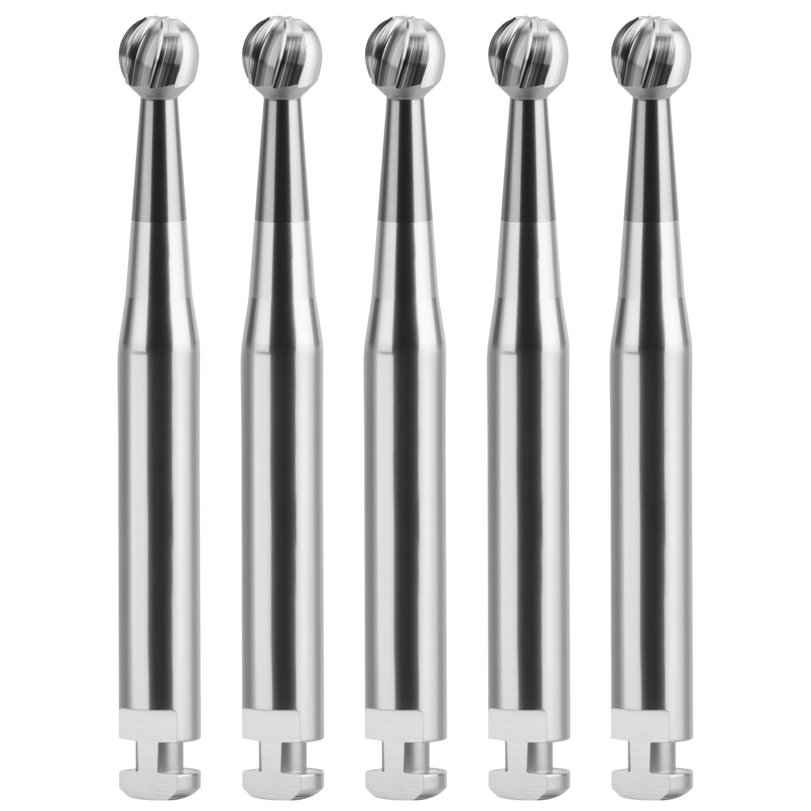 Wave Dental Latch Carbides Contra Angle Bur 22mm Round Taper Fissure Invert Cone