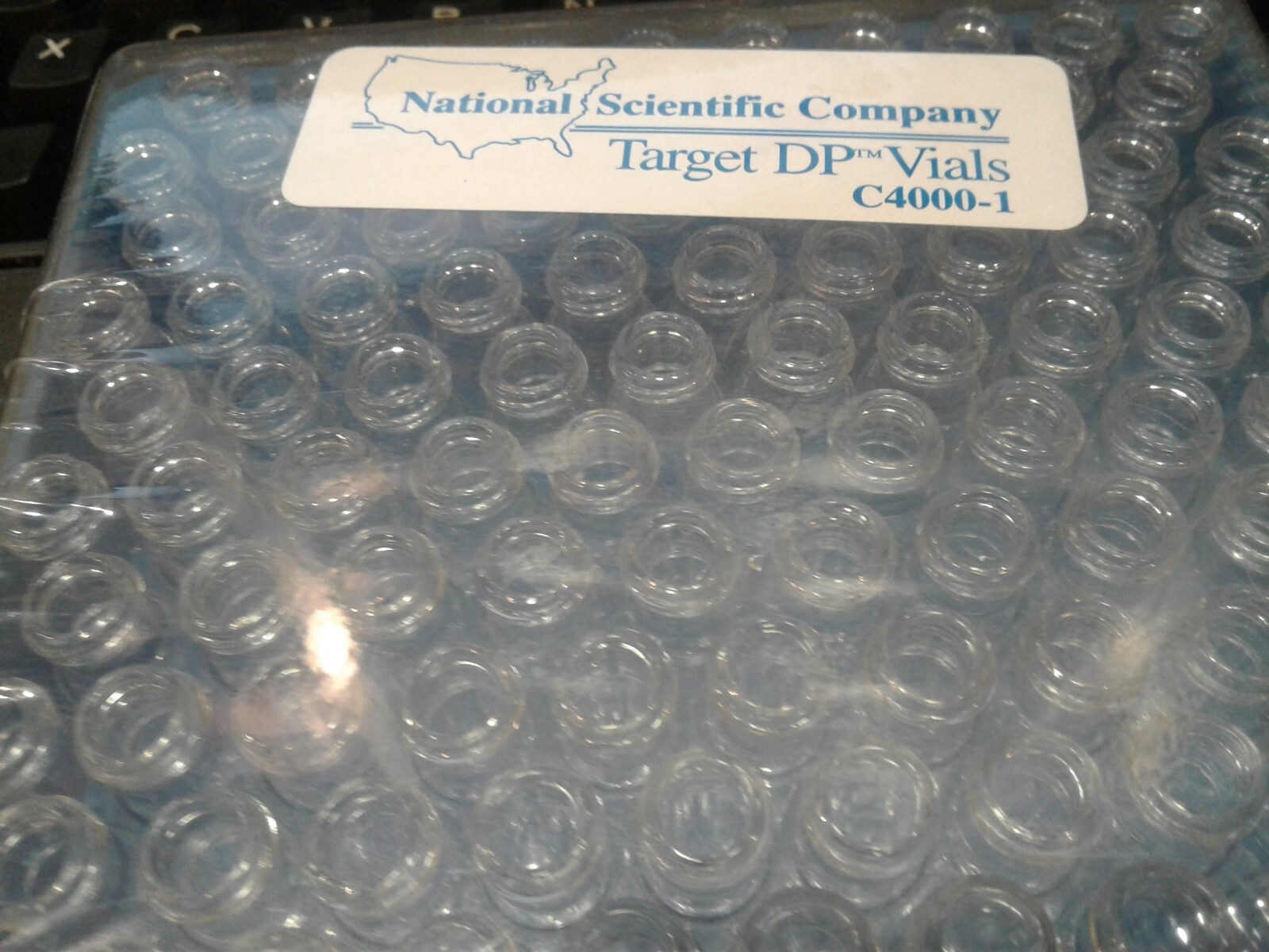 National Scientific Company Target DP Vials C4000-1, 100 Pieces pack