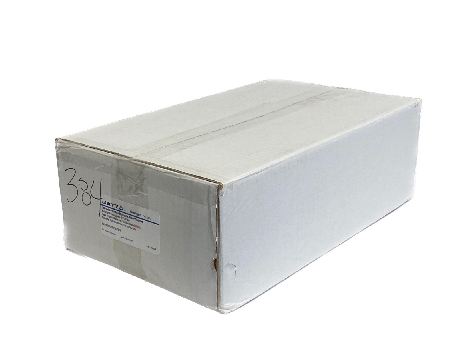 (100) LABCYTE Echo Qualified 384-Well Clear PP 2.0 Microplates Sterile PPL-0200