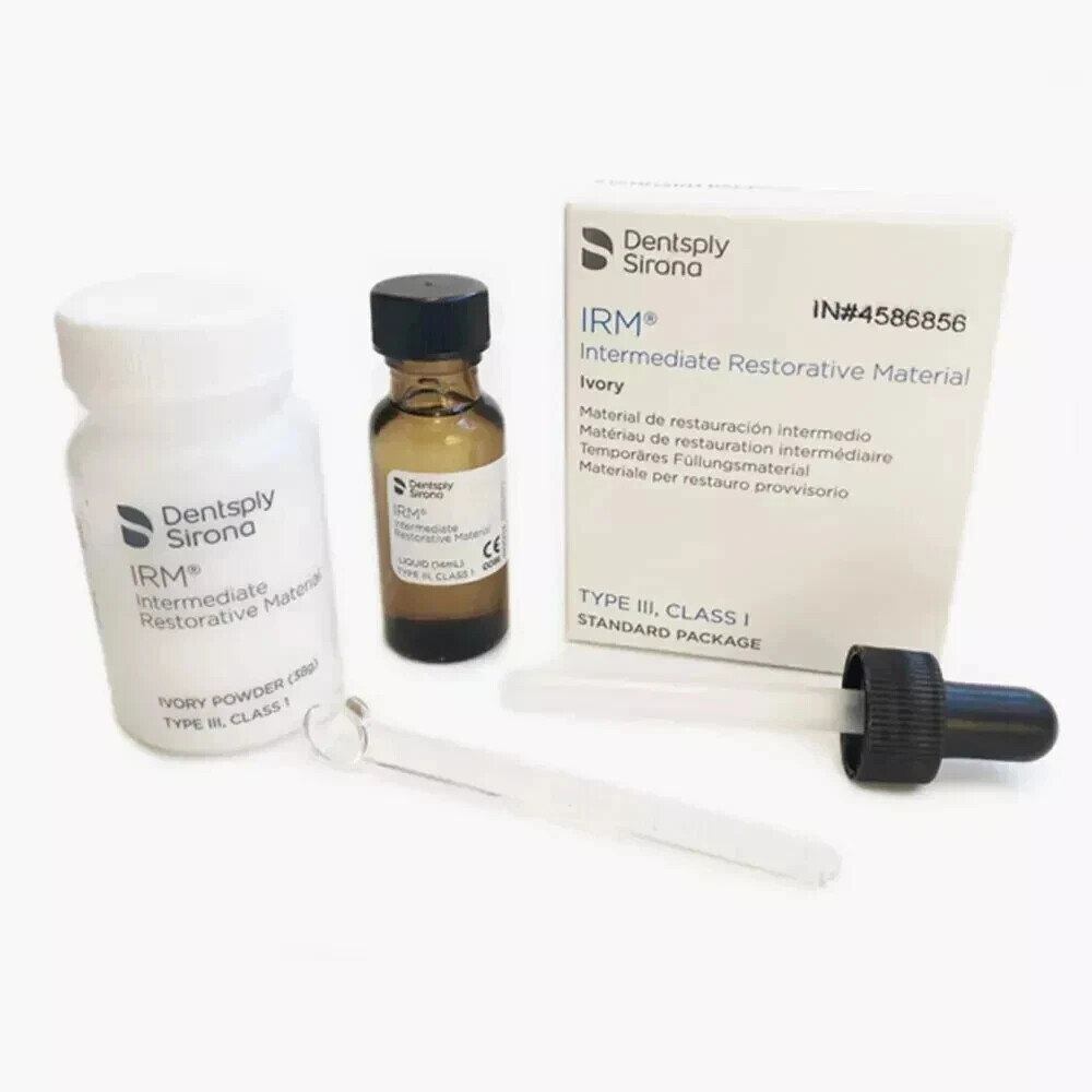IRM KIT POWDER 38G + LIQUID 14ML STANDARD PACKAGE IVORY DENTSPLY DENTAL #610007