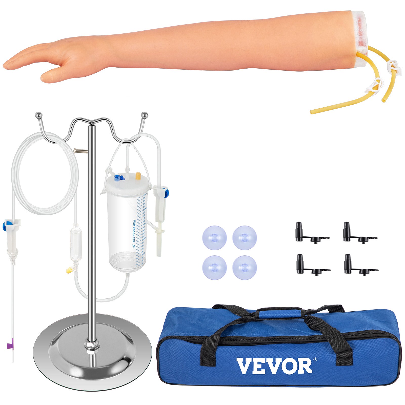VEVOR IV Practice Kit Phlebotomy Venipuncture Practice Arm for Students Nurses