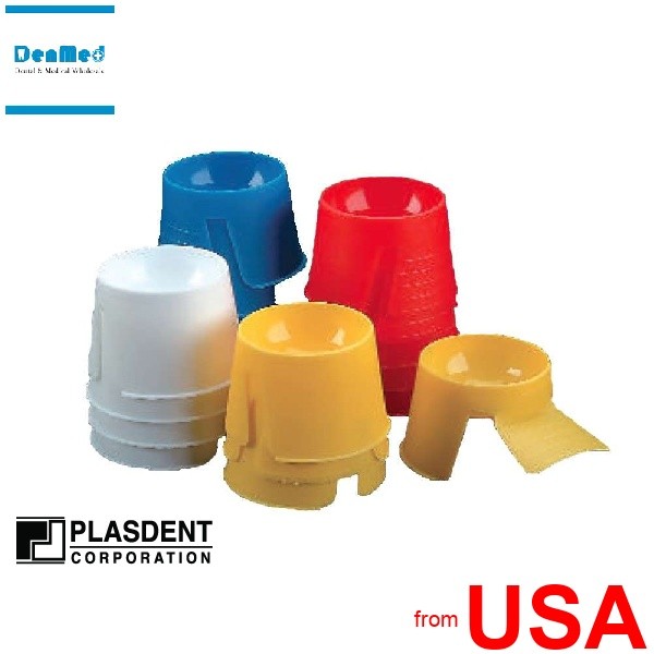 PLASDENT Dapdish Dental Dappen Dishes- #901DD- A- ASSORTED Colors In 001-901DD-A