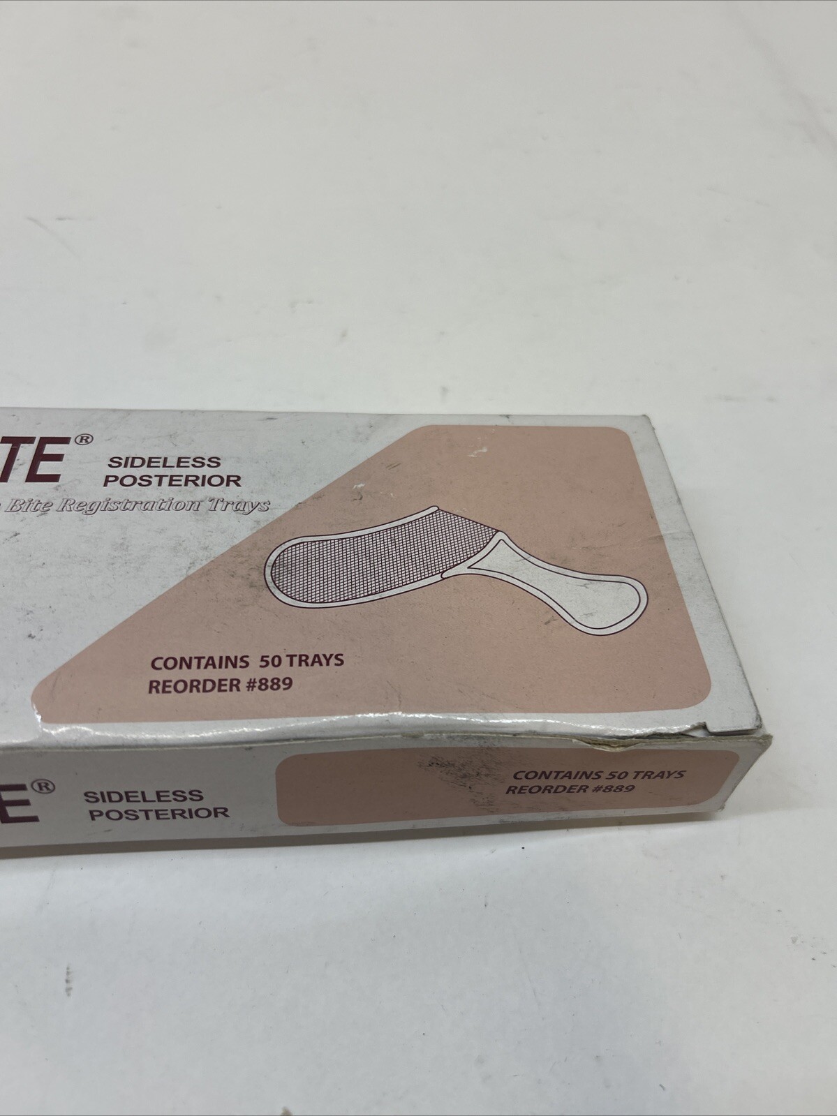 100pcs DentAmerica Polybite Disposable Impression Bite Trays–Sideless Posterior