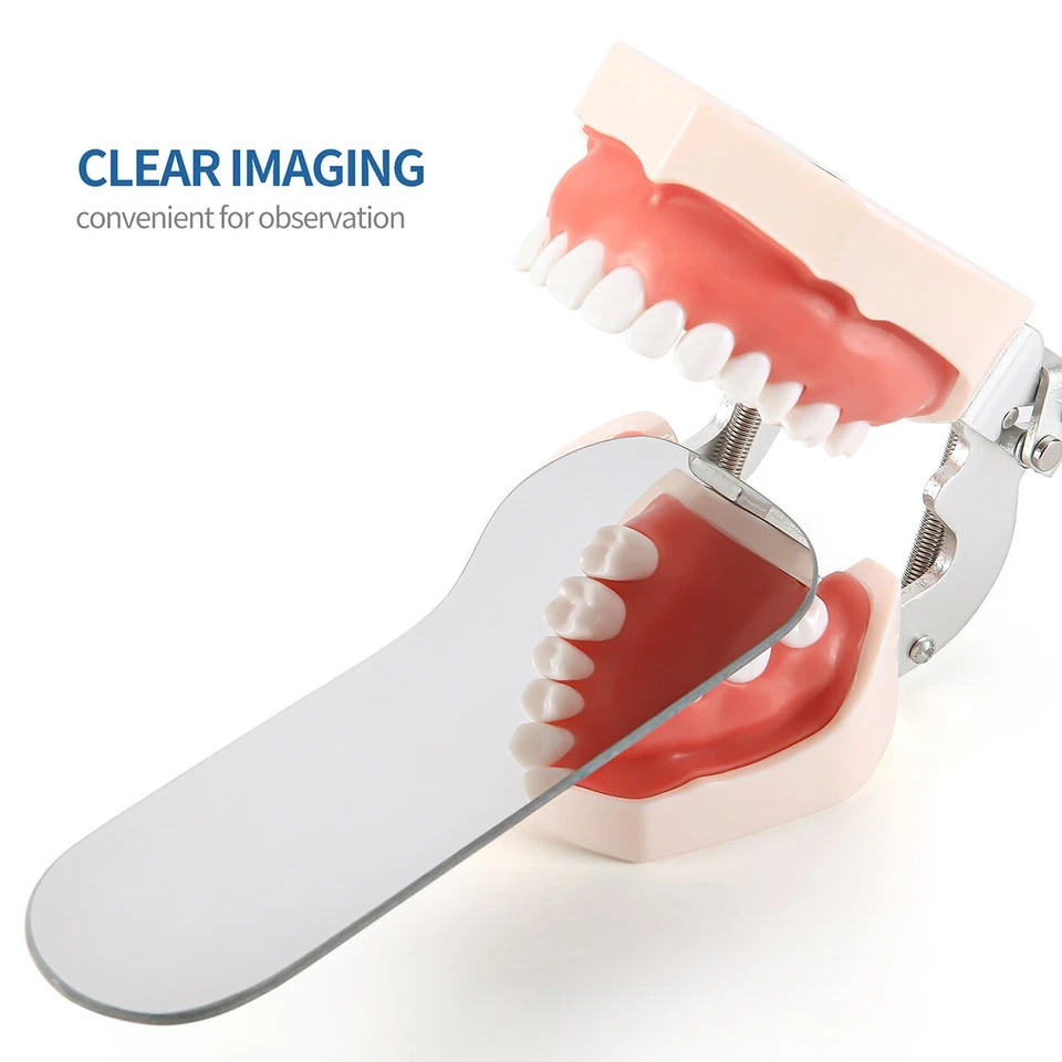 Dental Ortho Glass Photo Mouth Mirrors Intraoral Photographic 2 Side Reflector