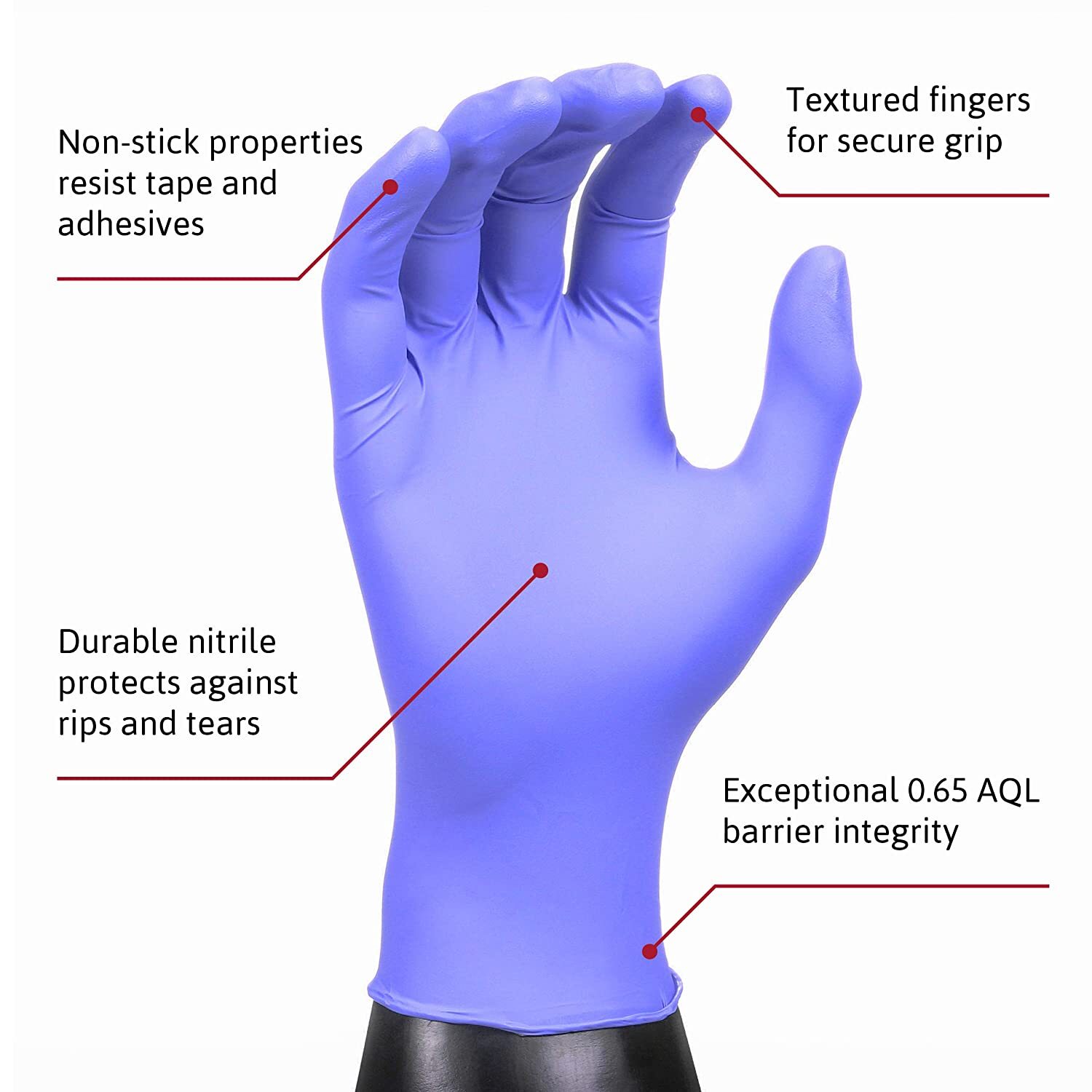 Nitrile Extra Thick, Medium, 100 200 300 400 500 Medical Gloves – Free Shipping