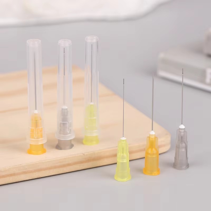 500pcs Disposable Dental Endo Irrigation Needle Tip 25G/27G/30G Syringes Tips