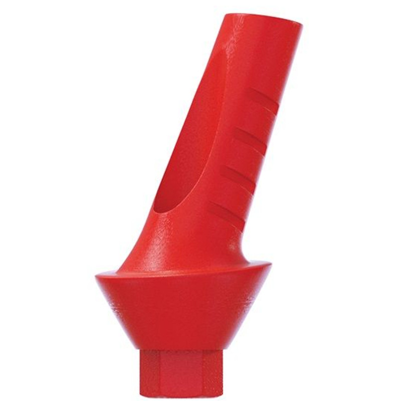 5x Angulated Anatomic Plastic Castable 25° UCLA Prosthetic Int Hex 2.42mm Dental