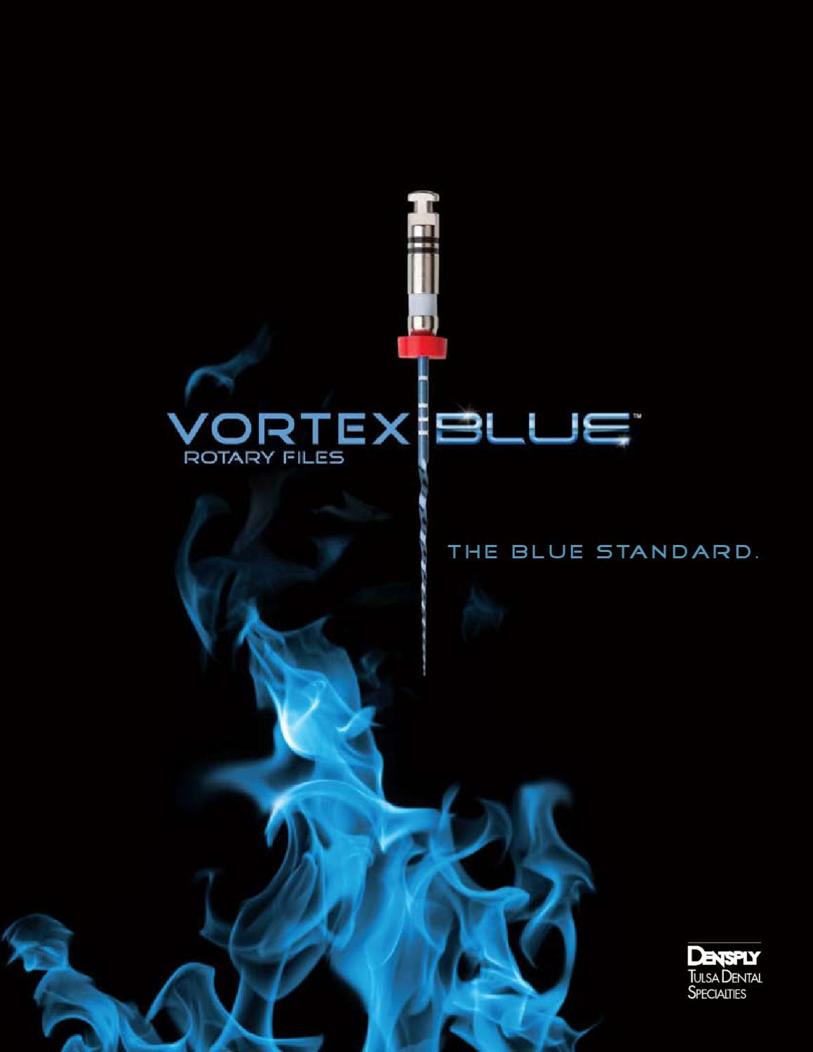 Dentsply Tulsa Dental Vortex Blue 21mm .04 Taper rotary files 6/pk all sizes