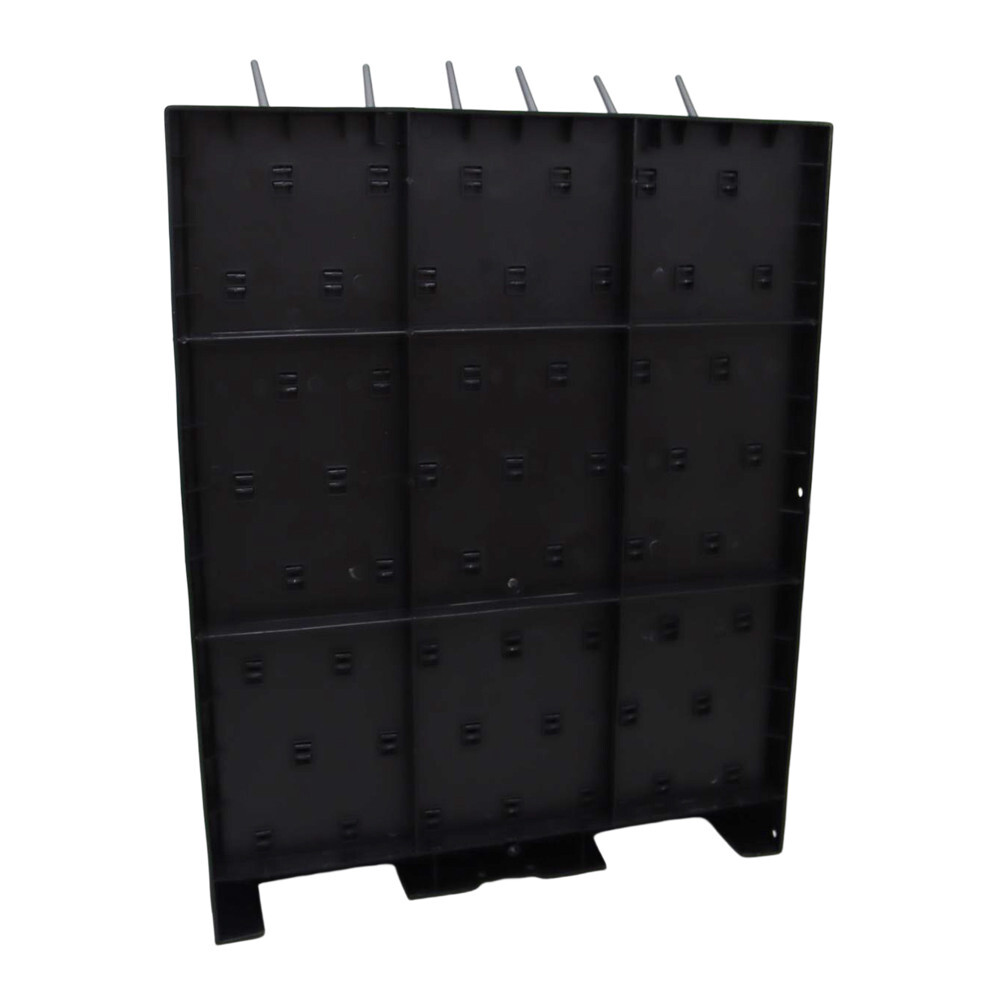 52-Pegs PP Drying Rack Single Side Cleaning Board for Test Tubes Flasks Draining