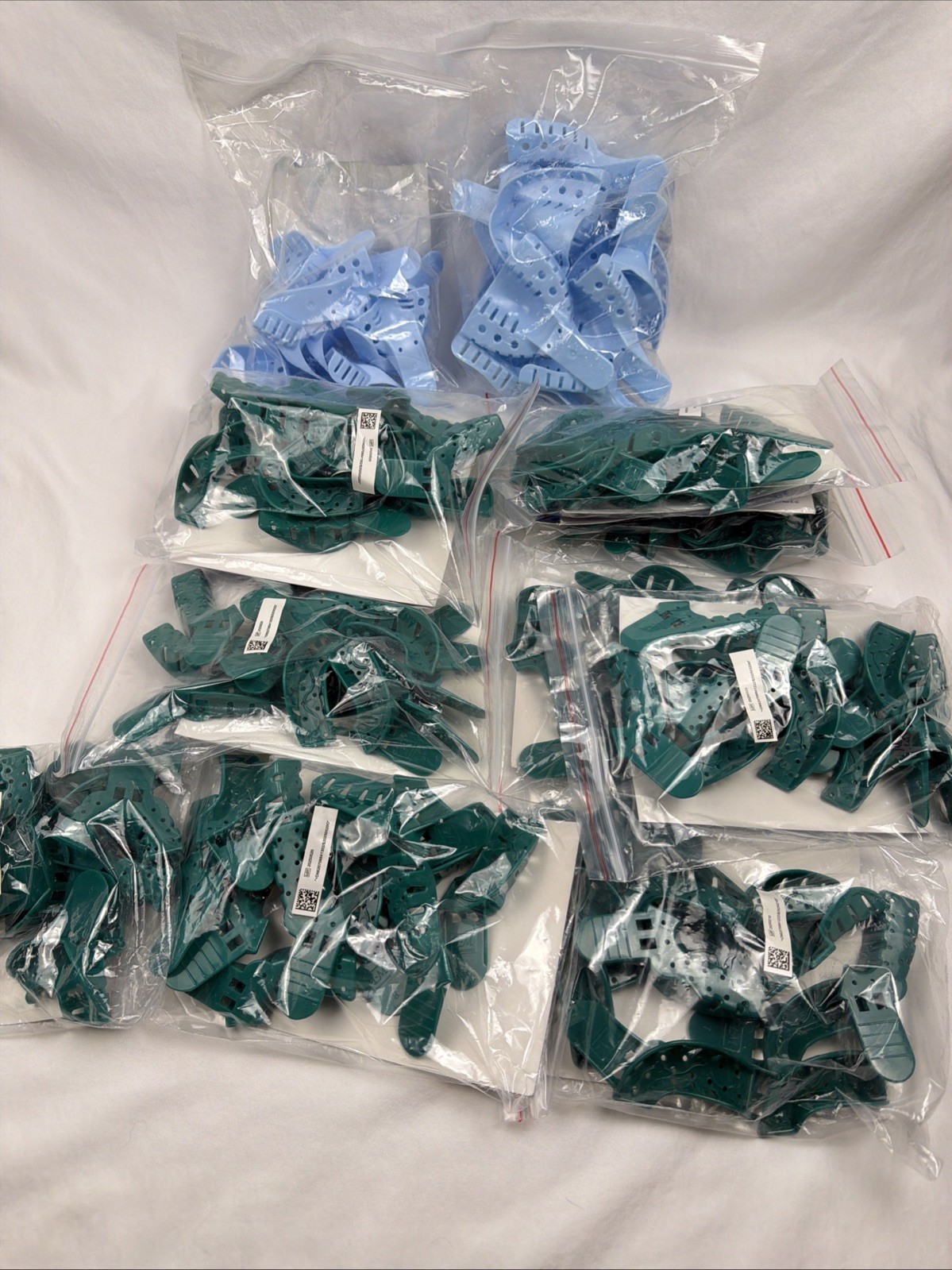 Patterson Dental Perforated Disposable Plastic Impression Trays (LOT OF 13)
