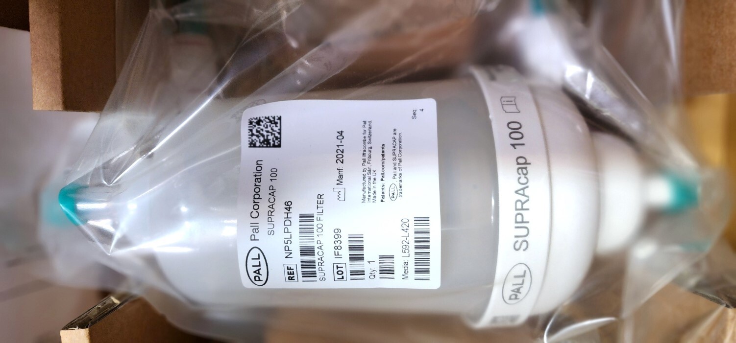 CYTIVA NP5LPDH46 Supracap 100 depth filter capsule, in-line style, 5 in