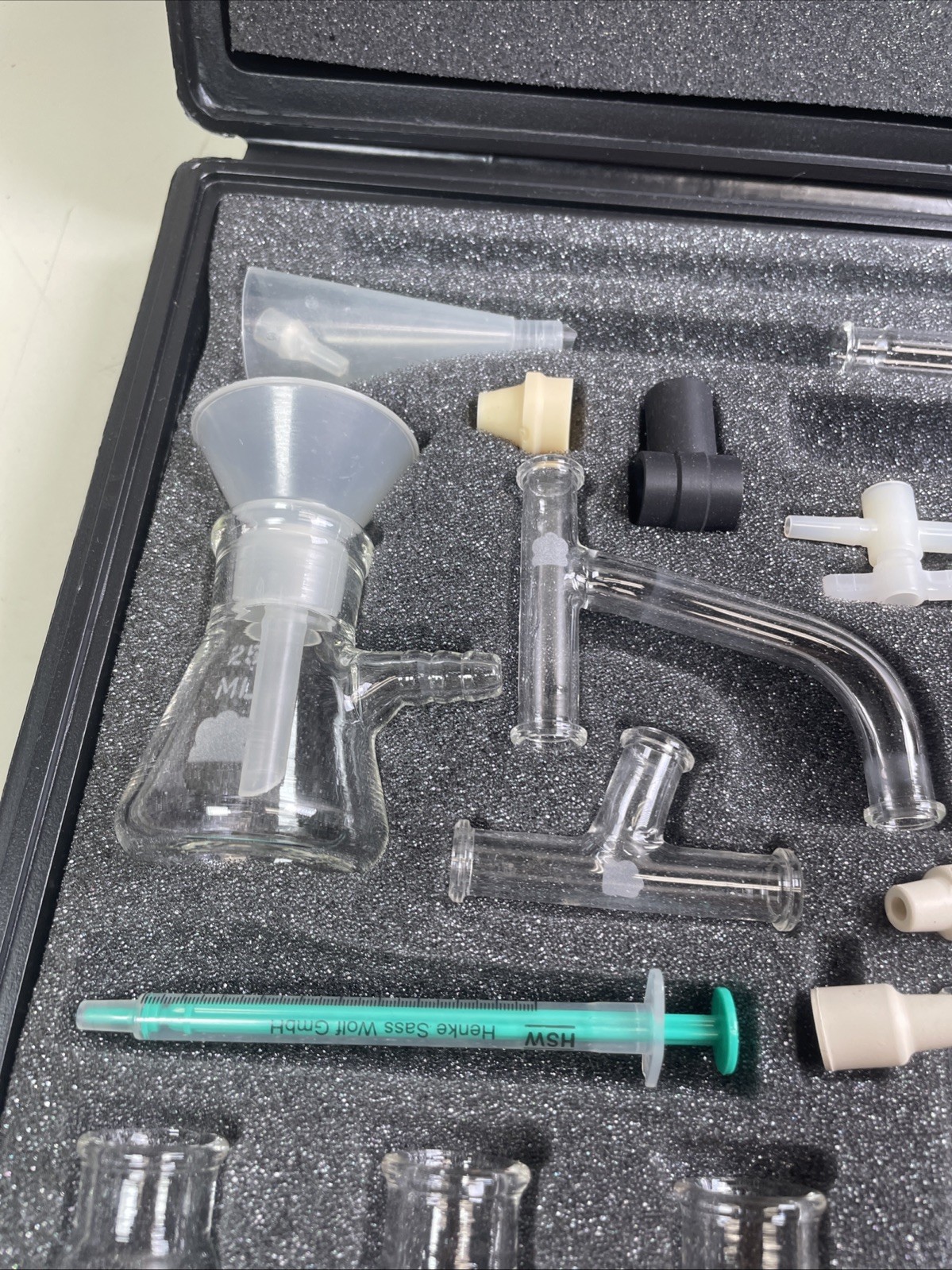 USED Kontes Microflex Williamson K-748000-0000 Chemistry Kit 16pc Glass + More 6