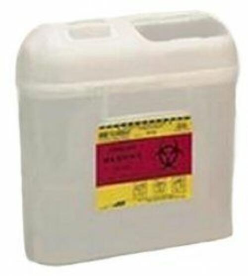 BD Sharps Container, 5.4 Quart, 11-7/10x 11-3/5 x 4-1/2 Inch (Sold as CS/12)