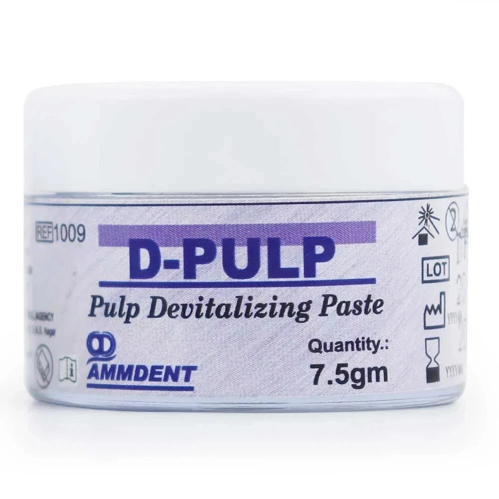 Ammdent D-Pulp Dental Pulp Devitaliser Paste Jar of 7.5gm FREE SHIPING
