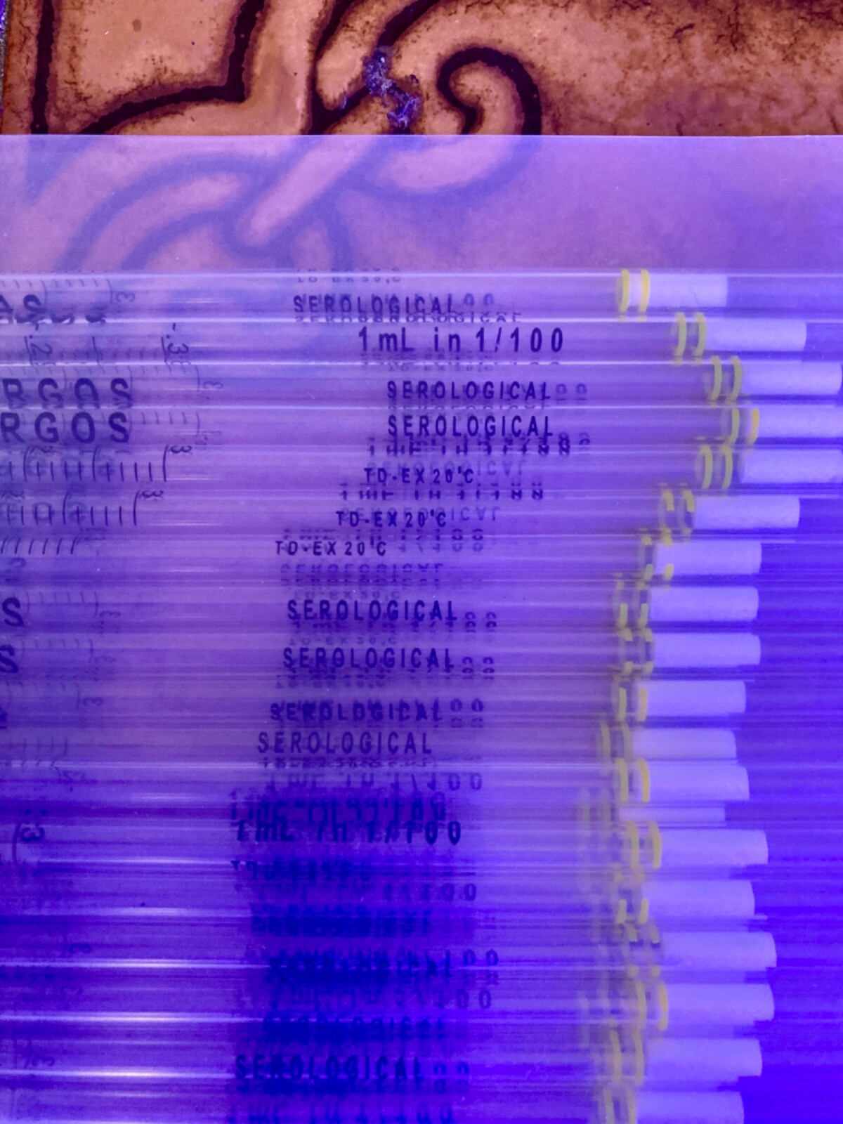 Argos Serological Pipets Polystyrene Disposable Sterile 1mL x 1/100 (275 Pcs)