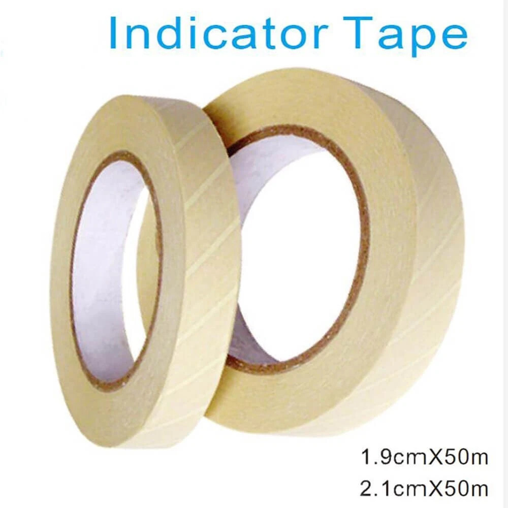 1 x Dental Adhesive Defend Sterilization Steam Autoclave Indicator Tape 19mm×50m