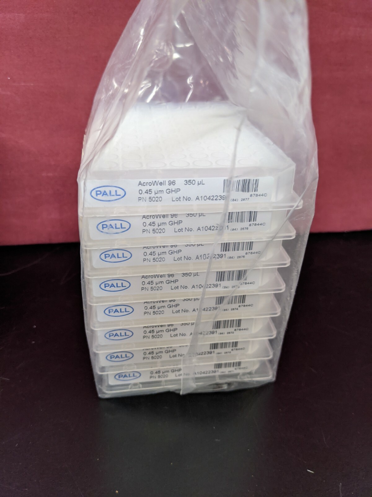 Pall AcroWell 96 Well GHP NTRL Filter Plate 5020 / 350 μl / 0.45 µm / 8 PK