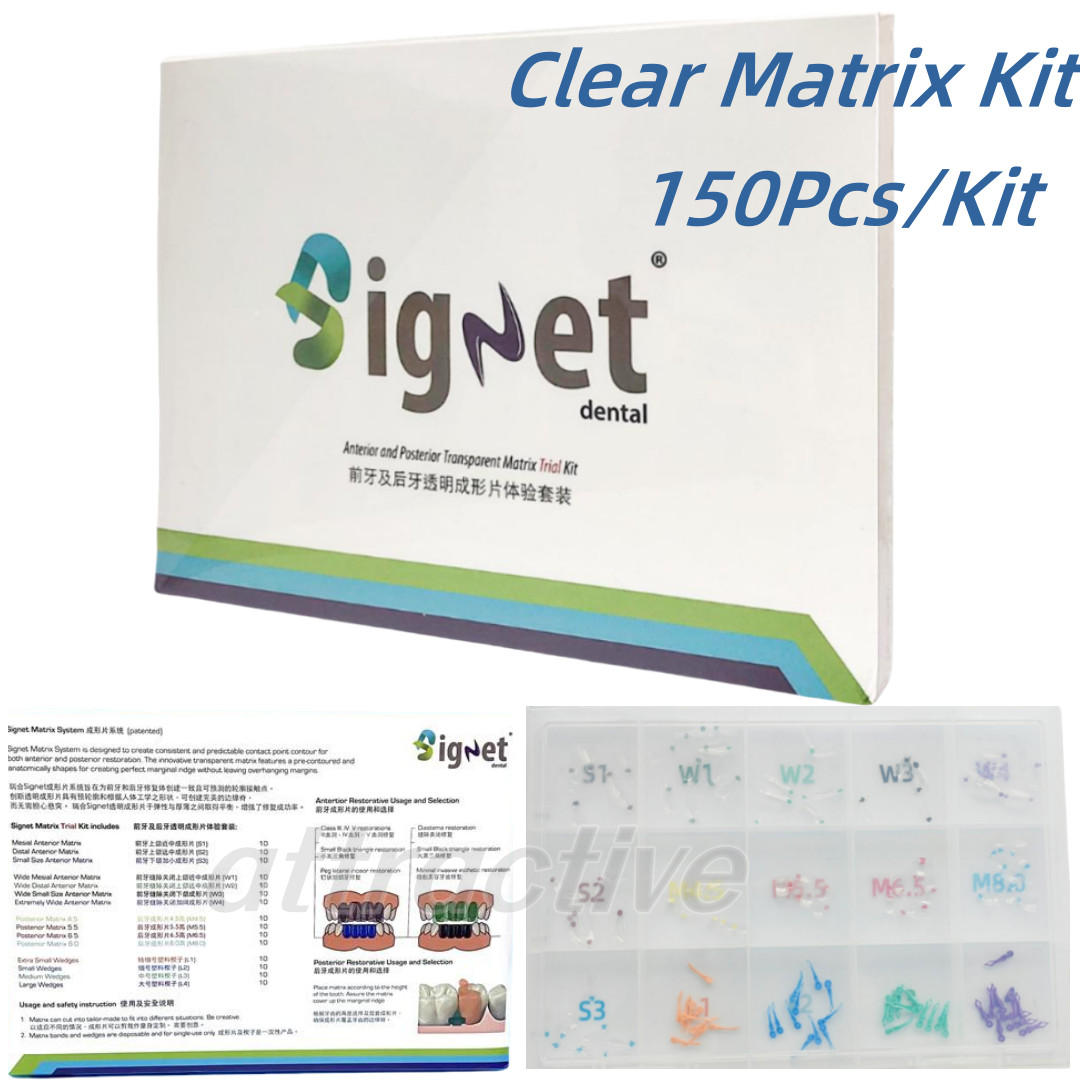 Dental Clear Matrix Anterior Posterior Restorative BT Bow Matrices Fit BioClear