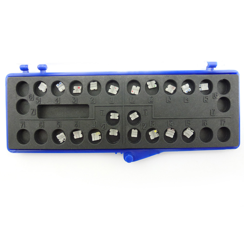 5XDental Orthodontic Ceramic MINI Brackets Clear Braces Roth MBT 018 022» 3/345