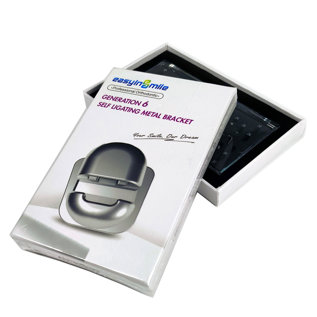 Orthodontic Self-ligating Bracket Spherical Bracket Dental Metal Braces ROTH/MBT