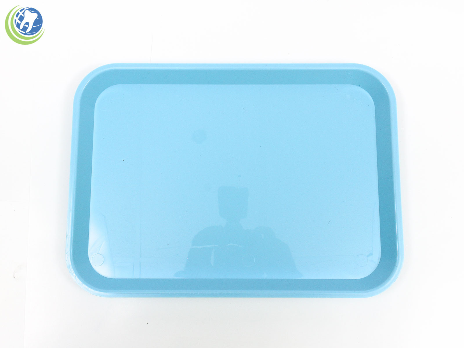 DENTAL PLAIN SET-UP TRAY FLAT SURFACE AUTOCLAVABLE BABY BLUE COLOR SIZE B