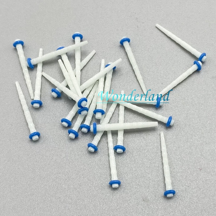200pcs Dental Quartz Glass Fiber Post Root Canal Pins Straight/Screw Posts