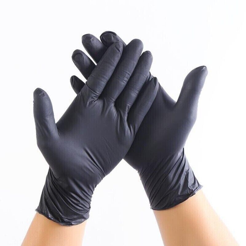 1000PK Heavy Duty Nitrile Disposable Safety Gloves, Latex & Powder Free – Medium
