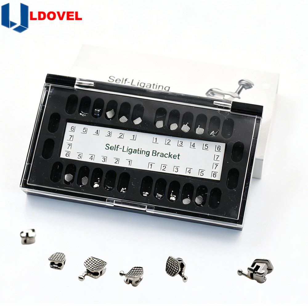 10 packs Dental Orthodontic Self Ligating Braces Bracket Mini Roth.022 Hooks 345