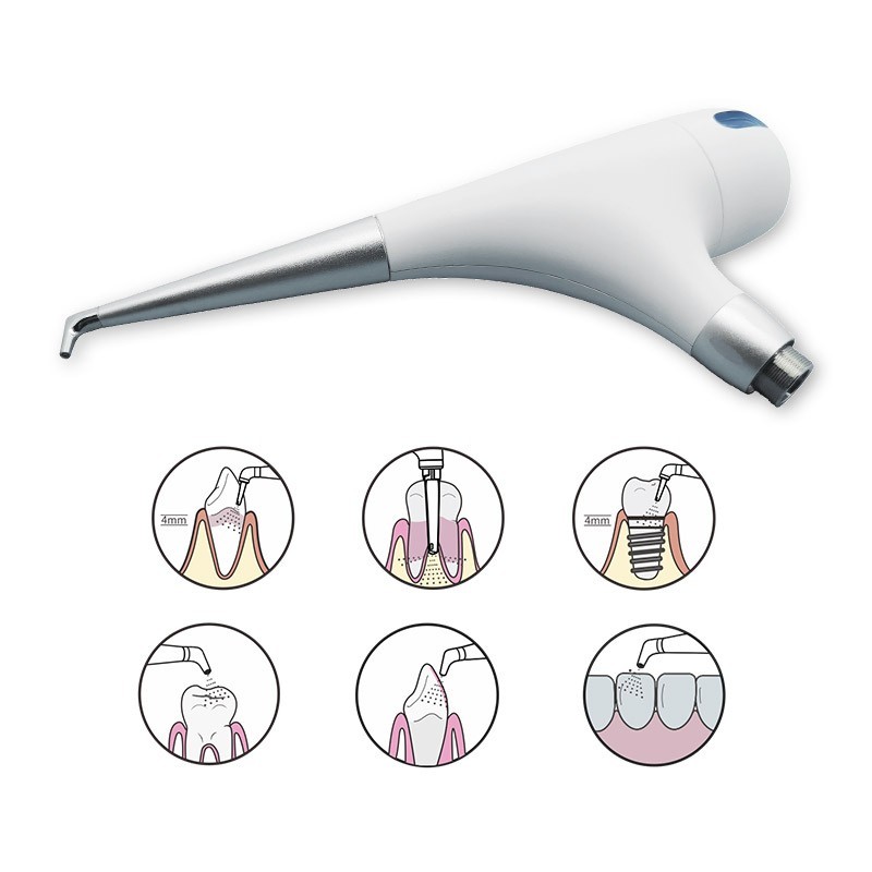 Dental Teeth Polisher 4/2 Holes Polishing Handpiece Air Flow Prophy Jet Unit