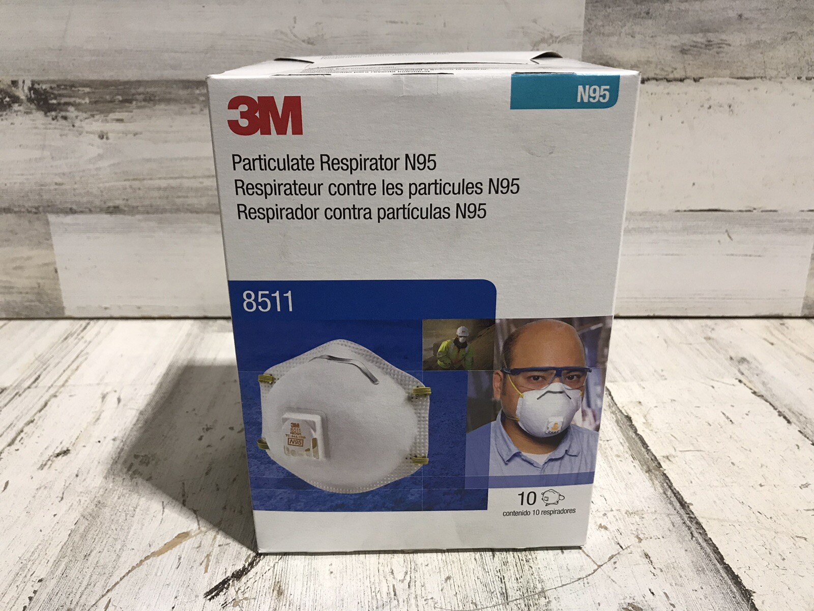3M 8511 N95 Particulate Disposable Respirator Protection Masks 10 PACK