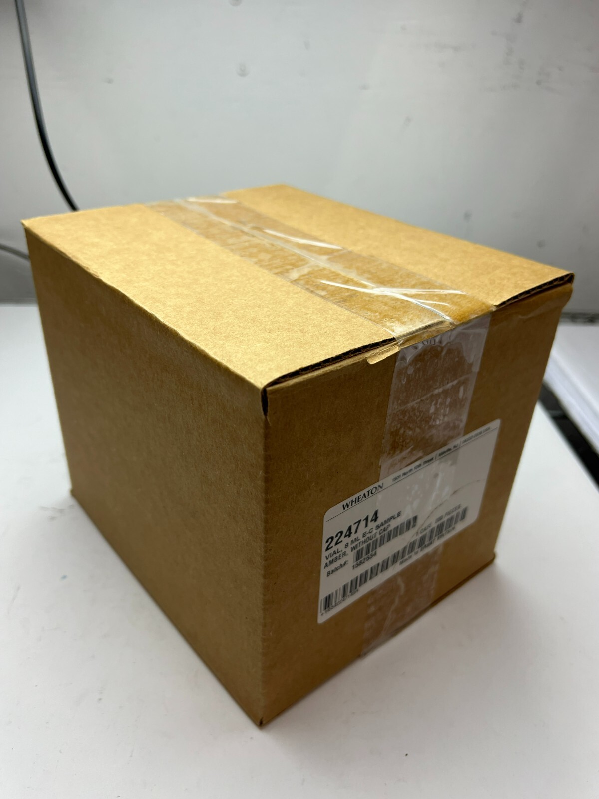 WHEATON 224714 8 ML E-C Amber Vials No Cap 200 Pieces