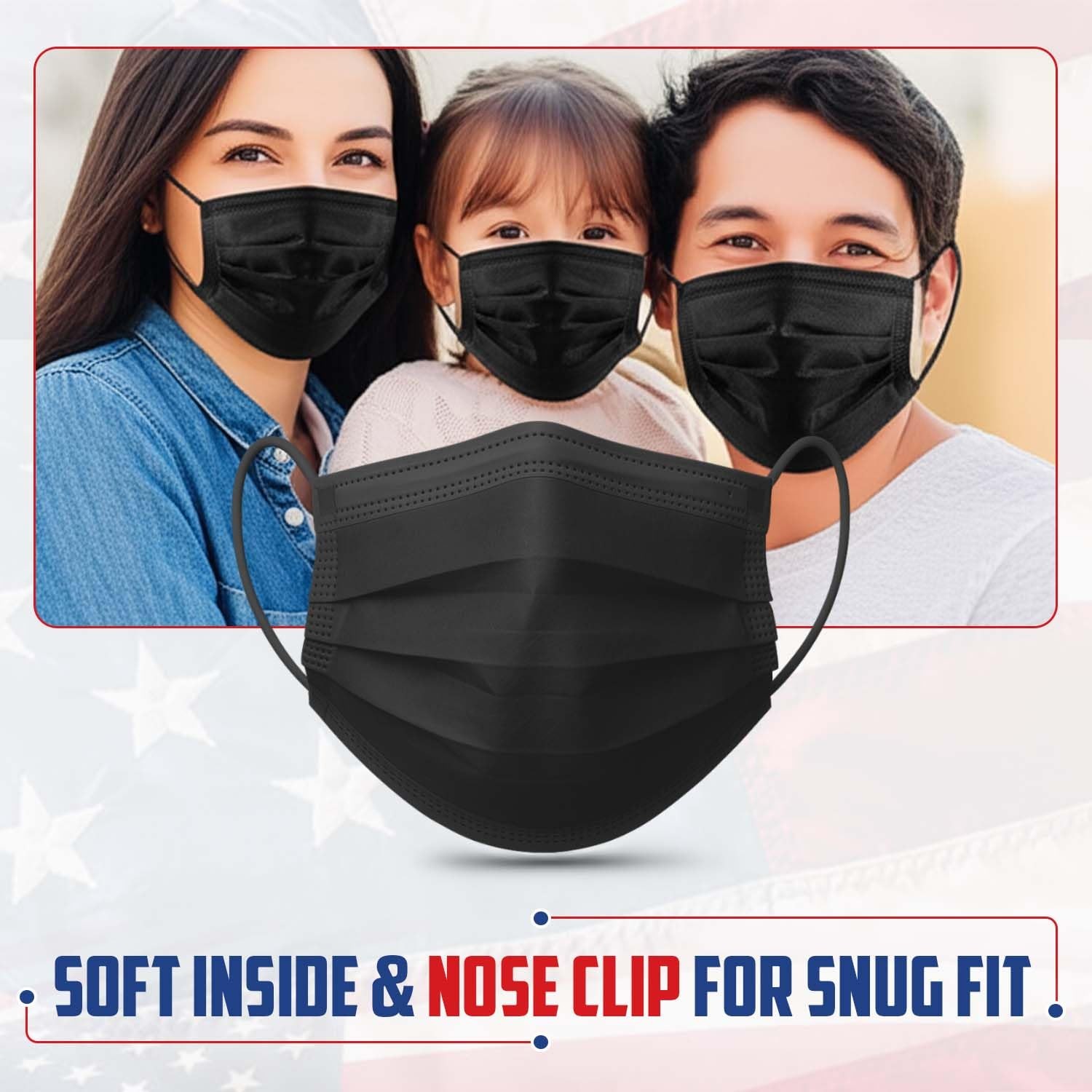 ASTM Level 2, Made in The USA, Disposable Face Mask, FSA/HSA Eligible, 4 Laye…