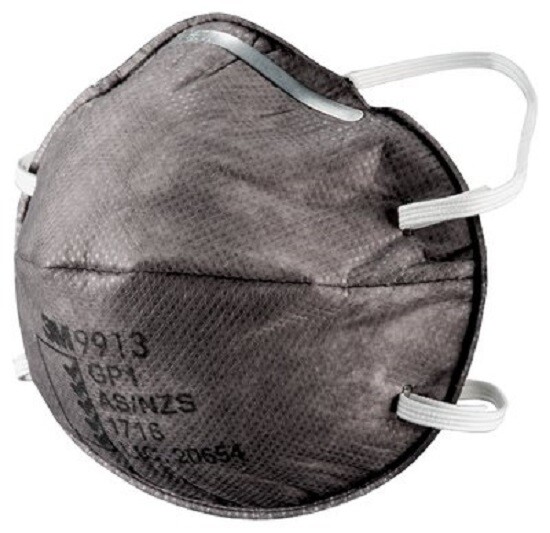 1 Each 3M 9913 GP1 Cupped Particulate Respirators (Please see photos)