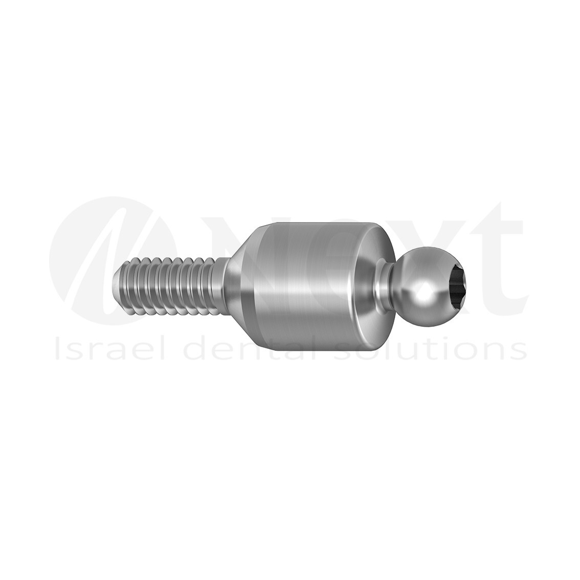 Lot x 5 Ball attachment abutment internal hex titanium 0.5-6 mm