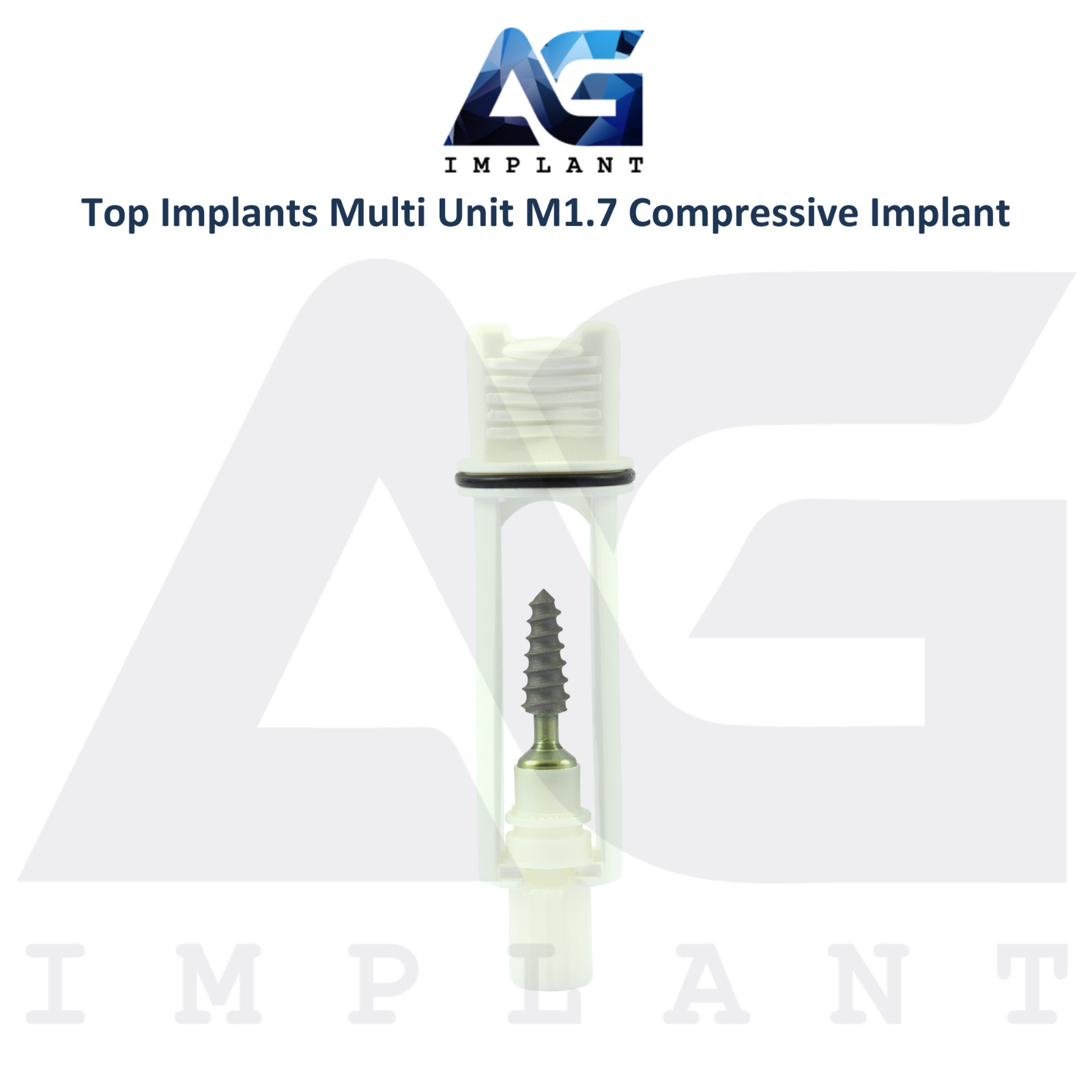 Titanium Compressive Monoblock Multi Unit M1.7 Dental Fixtures SLA Surface