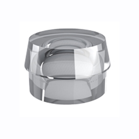 Angulated ball attachment set 4 silicon metal cap 18° 2mm abutment