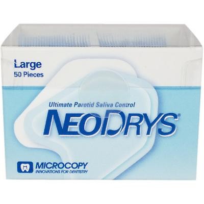 Microcopy NeoDrys Saliva Absorbents – Large (Blue), Original Backing 50/Box