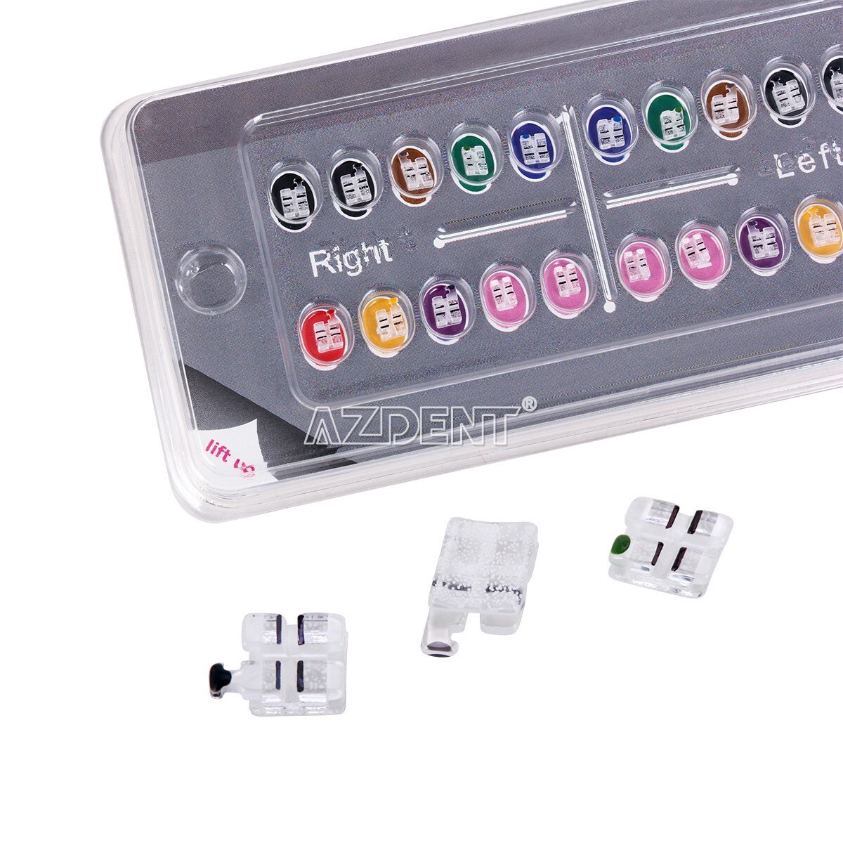 Dental Orthodontic Clear Bracket Monocrystalline Sapphire Brace/Bonding Adhesive
